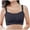 Black, variant on Women Sexy Breathable Everyday Bras Casual Underwear with Removable Straps Two Ways to Wear Comfortable Support