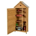 thumbnail image 2 of Barara King Outside Sheds, Oversized Storage Shed,Wooden Outdoor Lockable Garden Tool Storage, 2 of 8