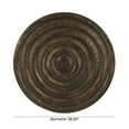 thumbnail image 3 of DecMode Bronze Wooden Carved Floral Wall Decor with Scroll and Leaf Details, 3 of 9