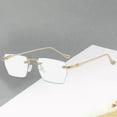 thumbnail image 6 of TOOYFUL Eye Glasses Fashion Blue Light Blocking Glasses for Leisure Shopping Holiday Gold Frame, 6 of 10