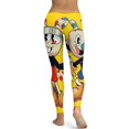 thumbnail image 4 of Cuphead Mugman Brother Yoga Pants Women High Waisted Tummy Control Non See-Through Elastic Running Workout Yoga Leggings Pants, 4 of 7