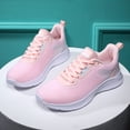 thumbnail image 4 of CAICJ98 Chaussures de Course pour Femmes Chaussures de Course Respirantes avec Coussin d'Air, Rose, 4 of 5