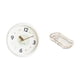 thumbnail image 5 of Reloj De Pared Decorativo Moderno Con Números Grandes Y Función Silenciosa Sin Tictac Para El Hogar, La Oficina, La Sala De Estudio Y La Bandeja Para Servir Alimentos, Bandeja De Tocador De, 5 of 8