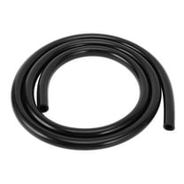 1 Pcs Universal Silicone Vacuum Tubing Hose High Temperature 6FT 1/2" 12mm ID 3mm Thickness Automotive Vacuum Line 130PSI Max Pressure Black Silicone