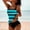 Blue, variant on Tankini Swimsuits for Women Two Piece Bathing Suits Tie-Dye Tops with Shorts Summer Athletic Swimwear - Womens Loose Swimsuit Adjustable Straps T-Back Top & Shorts Suit Black L