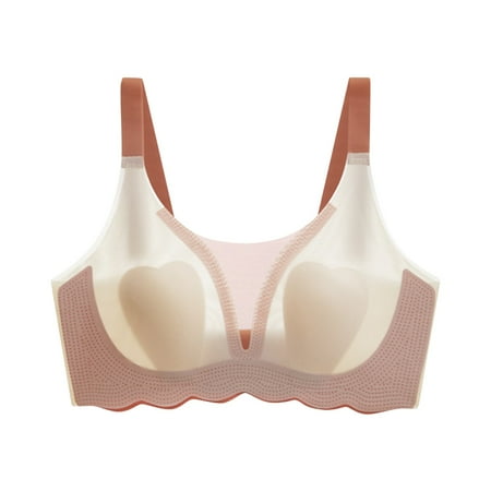 

Qxutpo 6-Pack Womens Bras Ultra Thin Ice Silk Comfort Seamless Daily Sports Beauty Back Yoga Bras
