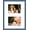 blue, variant on 12x16 Collage Picture Frame, Displays 4 Photos in 5x7 Size, Wood Multi-Opening Frame with PS Cover for Wall & Tabletop Use - Blue