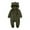 Green, variant on Infant Fleece Jumpsuits Long Sleeve Zip Up Baby Cartoon Animal Romper Winter Sleepwear Infant Winter Clothes for Dress Up Party 0-3 Months