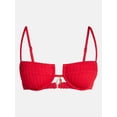 thumbnail image 5 of No Boundaries Chili Pepper Charm Underwire Bikini Swim Top, Women's XXS-XXL, 5 of 5
