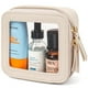 thumbnail image 1 of Bolsa de maquillaje LETGO Clear Small para monedero Mini-Beige, 1 of 7