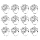 thumbnail image 1 of 12pcs BLINGLE ANILLAS DE NATRA DE BLINGLADO Soporte de servilletas Banquete de boda Decoración de la cena para la fiesta de bodas (plata), 1 of 8