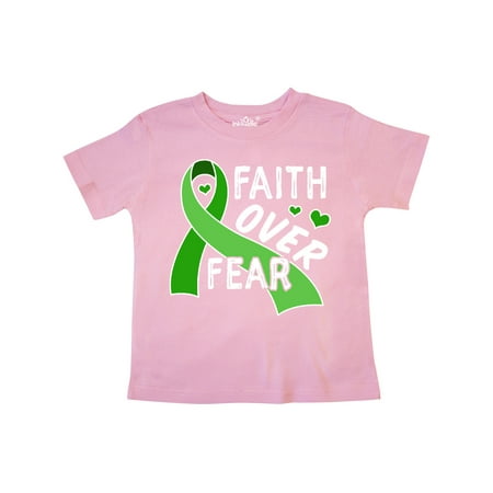 

Inktastic Mental Health Awareness Faith Over Fear Gift Toddler Boy or Toddler Girl T-Shirt