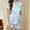 Blue, variant on Womens Pajama Silk Pajamas Women Stripe Short Sleeve Sleepwear Soft Button down Loungewear Women Two Piece Outfits Sets Women’s Pajamas XL