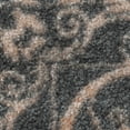 thumbnail image 4 of Mainstays India Medallion Textured Gray Coral Indoor Living Room Area Rug, 7' x 10', 4 of 7