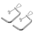 thumbnail image 1 of WHAMVOX 2Pcs Pasta Machine Clamp Replacement Plated Silver Holder Clip for Secure Pasta Maker Fixing, 1 of 8