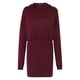 thumbnail image 4 of Moda mujer otoño Navidad cuello redondo sólido suelto con capucha cómodo vestido de manga larga Fridja  nbo2349, 4 of 8