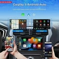 thumbnail image 5 of Apple Carplay 7 Pouces Double DIN Android Auto Stéréo de Voiture Sans Fil Bluetooth Radio FM, 5 of 5
