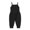Black, variant on TUOBARR Girls Children's Summer Solid Color Romper Sling Sleeveless Backless Short Jumpsuit Black (1-5Years)