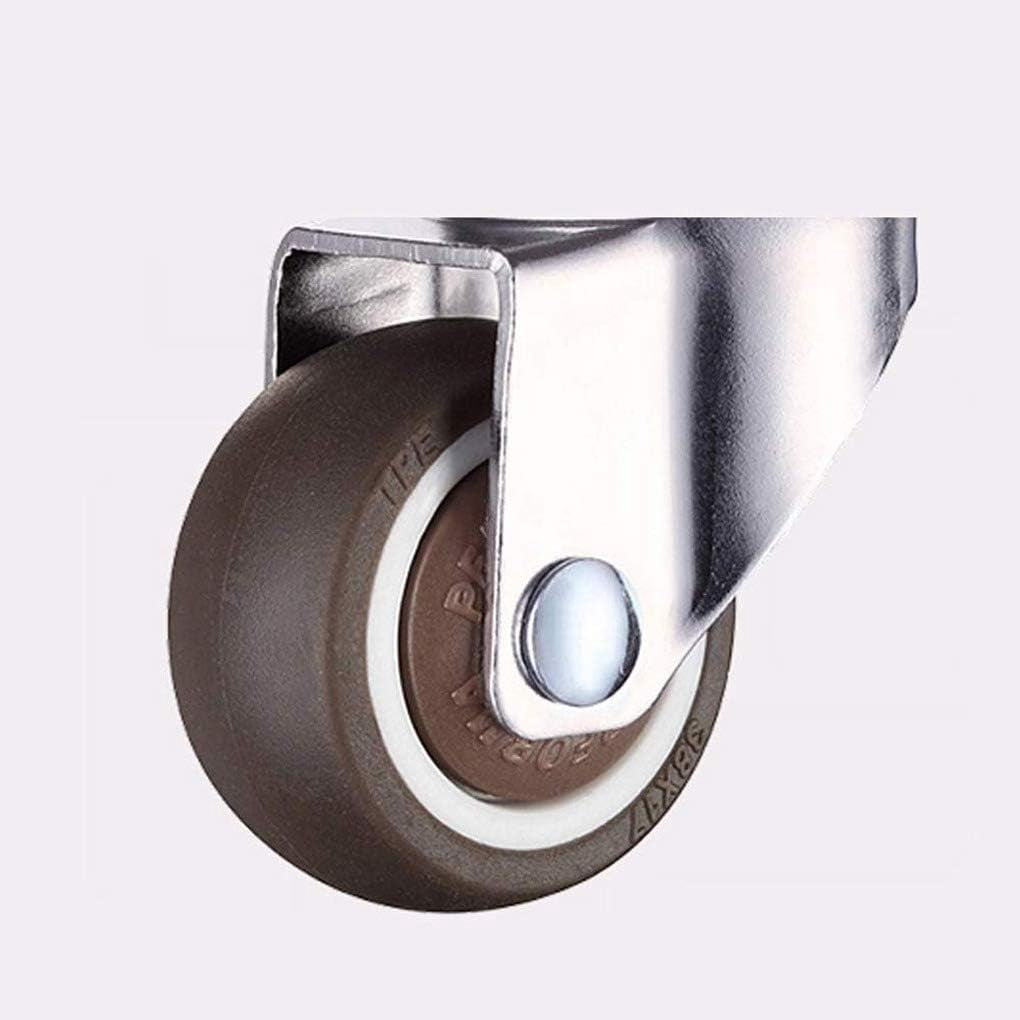 Gamvdout Wheels 360 Degree Rotating Swivel Casters Office Chair Castor Furniture Castors Socket Grip Neck Stem Fix Universal Castor Rubber Casters Pack of 5