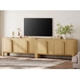 thumbnail image 2 of Modern TV Stand for TVs up to 120 inch, 2 in 1 Wood Entertainment Center TV Console with Doors and Adjustable Shelves for Living Room,Bedroom, 2 of 10