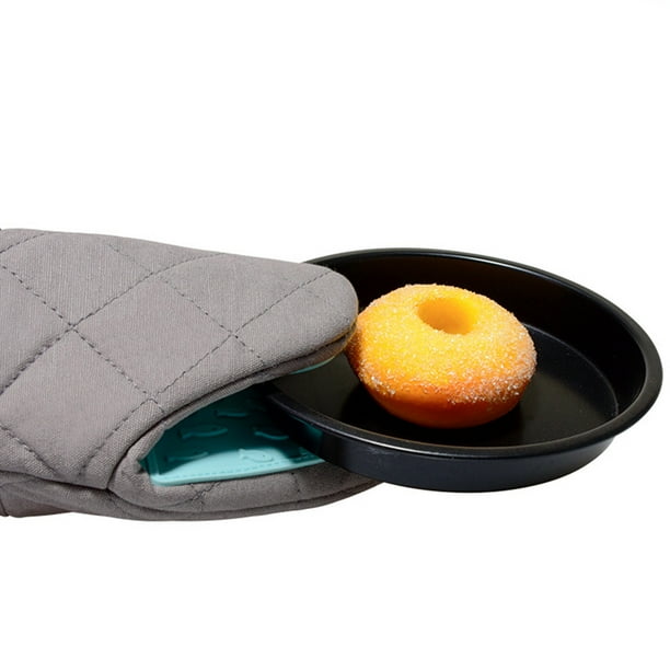 Guante de Horno de Silicona | Resistente al Calor hasta 450°F, Antideslizante, Suave y Flexible, Ambidiestro | Una Pieza