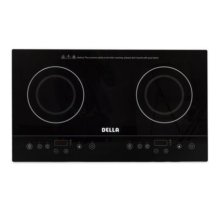 Induction Stove - Della 1800W Dual 28'' Induction Cooktop with 2 Burners