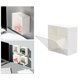 thumbnail image 5 of Soporte de almacenamiento de bastoncillos de , de concha, organizador de almacenamiento de encimera de tocador, contenedor de plástico, BLESIY Titular de almacenamiento, 5 of 8