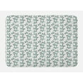 thumbnail image 1 of Aboriginal Bath Mat, Australian Ethnic Art of Sea Turtles Undersea Marine Life Pattern Art, Plush Bathroom Decor Mat with Non Slip Backing, 29.5" X 17.5", Cadet Blue and Black, by Ambesonne, 1 of 2