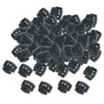 thumbnail image 1 of 100 piezas de bloqueo de cordón de plástico, tope de , ajustador de palancas elásticas premium para cordones, cuerda, cordón, bolsa, cordones mm Gloria extremo de bloqueo del cable, 1 of 9