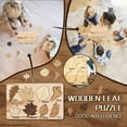 thumbnail image 1 of Multi-shape Leaf Puzzle  Children‘s Educational Wooden Leaf Puzzle  Stem Toy, 1 of 6