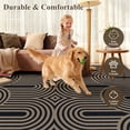 thumbnail image 5 of LOKHOM 8'x10' Faux Jute Outdoor Rugs, Geometric Area Rug for Living Room, Washable Non Slip Indoor Outdoor Carpet for Patio Backyard Bedroom, Black Brown, 5 of 9