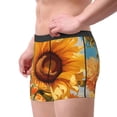 thumbnail image 2 of Uemuo Sunflower Blue Sky Pattern Men's Boxer Briefs,Trunk Anti-Chafing,Comfortable, Durable, and Stylish Underwear-Large, 2 of 9