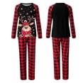 thumbnail image 1 of DuoJiaJ Pyjamas de Noël pour la Famille Ensemble de Pyjama T-Shirt à Manches Longues et Pantalon Style Maman, 1 of 3