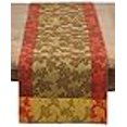 thumbnail image 3 of SARO 1221.M1372B 13 x 72 in. Rectangle Fall Foliage Autumn Leaves Design Jacquard Cotton Table Runner  Multi Color, 3 of 4