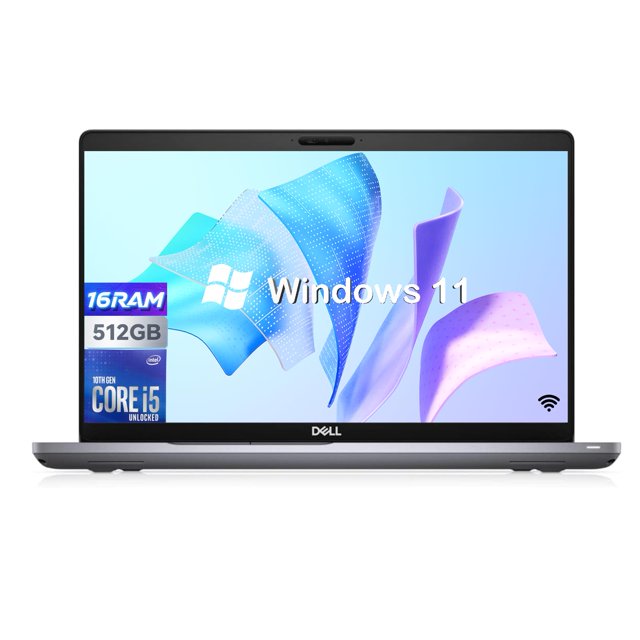 Dell Portátil Latitude 5511, Pantalla de 15.6" con Teclado numérico, Intel Core i5-10400H 2.9GHz hasta 4.3GHz, 16GB DDR4 RAM, 512GB SSD, Teclado retroiluminado, Win 11 Pro (reacondicionado)