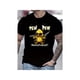 thumbnail image 1 of [Moisture Wicking Fabric] Men's "PEW PEW" Cool Duck Graphic T-Shirt - Casual Black Round Neck Short Sleeve Tee , Breathable & Moisture-Wicking Cotton, Perfect for Summer Outdoor Fun, 1 of 7