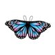 thumbnail image 2 of Alas de mariposa para niños, disfraz ligero, capa de mariposa, ala de elfo usable para Estilo A, 2 of 9
