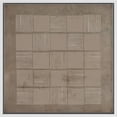 thumbnail image 3 of PixonSign Framed Canvas Wall Art Geometric Square Line Grunge Pattern Print Abstract Fine Art Alternative Decorative Dark Minimal Artwork for Living Room, Bedroom, Office - 16"x16" White, 3 of 5