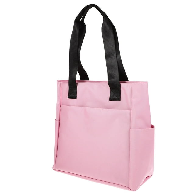 Houderco Tote Casual Para Mujer Rosa Con Múltiples Bolsillos Y Material