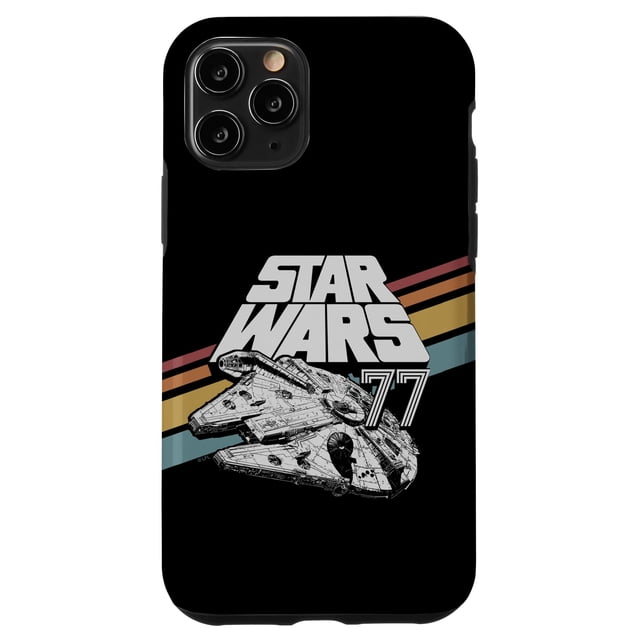 Funda de teléfono STAR WARS Millennium Falcon '77 Retro para iPhone 11 Pro