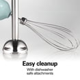 thumbnail image 6 of Hamilton Beach Immersion Blender, 260 W 2-Speed Hand Blender for Kitchen with Stainless Steel Blending Wand and Whisk, Ice Blue, 6 of 8