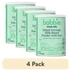 (4 pack) Bobbie Whole Milk Infant Formula for Everyday Feeding, Milk-Based Powder with 1.2mg Iron, Organic Grass-Fed Whole Milk Recipe, 14.1 oz Can