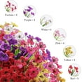 thumbnail image 5 of BITOUSHI 24 Pcs Artificial Flowers for Outdoor,Plastic Flowers Decoration, UV Resistant Faux Flowers Shrubs, Artificial Plants for Indoor Outside Garden Home Wedding Farmhouse - Mixed Color, 5 of 7