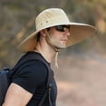 thumbnail image 7 of Bovemsi Sun Hats for Men Wide Brim Outdoor Protection Fisherman Foldable Bucket Hat Double Faced Cap Sun Cap UV Protection, 7 of 7