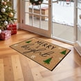 thumbnail image 3 of Christmas Carpet Entrance Door Mat Household Absorbent Nonslip Foot Mat Dirt Proof Mat Bathroom Nonslip Mat Size 15.7x23.6 Inch, 3 of 6