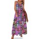 thumbnail image 1 of Vestido vintage sin mangas con manta de crochet, cuadrado de abuelita, ropa de verano para mujer, ropa de fiesta, ropa femenina, 1 of 7