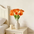 thumbnail image 5 of Artificial Lisianthus,14.96 inch Fake Flowers,7 Pcs Elegant Floral Decor,Ideal for Home Dining Tables,Wedding Table Settings And Indoor Floral Arrangements, 5 of 7