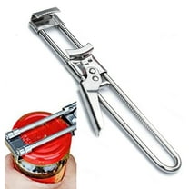 Jar & Bottle Opener, Adjustable Multifunctional Stainless Steel Can Opener Jar Lid Gripper, Manual, Kitchen Accessories