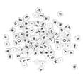 thumbnail image 3 of 100pcs Baby Chewable Letter Beads, Silicone Russian Style DIY Making Decorative Alphabet Beads, 3 of 8