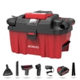 thumbnail image 1 of Aspiradora de secado húmedo Cordless Shop JIENUO, 2.5 galones, 20 V, 4.0 Ah, 1 of 7